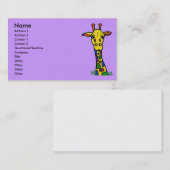おもしろいのキリンの名刺 名刺 (正面/裏面)