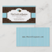 おもしろいのクッキーのベーカリーの名刺 名刺 (正面/裏面)