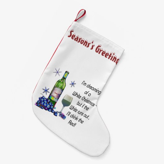 おもしろいのクリスマスのストッキング スモールクリスマスストッキング (正面 (吊り時))