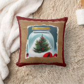 おもしろいのクリスマスを瓶のコラージュの装飾で クッション (ブランケット)