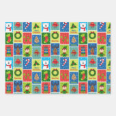 おもしろいのクリスマスマンガの画像 ラッピングペーパーシート (正面2)