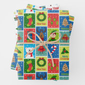 おもしろいのクリスマスマンガの画像 ラッピングペーパーシート (インサイチュ)