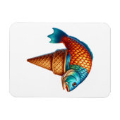 おもしろいのクリーミーなコーン マグネット (横)