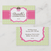 おもしろいのケーキの球の名刺 名刺 (正面/裏面)