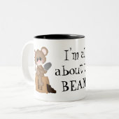 おもしろいのコーヒー恋人のネズミのマグ ツートーンマグカップ (正面左)