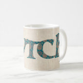 おもしろいのコーヒー・マグ、ウェールズのペイズリーのCwtchのスローガン、 コーヒーマグカップ (正面右)