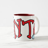 おもしろいのサンタのマグ! ツートーンマグカップ (正面右)