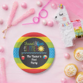 おもしろいのサンプールのパーティーカラフルChalkboard ペーパープレート (パーティー)