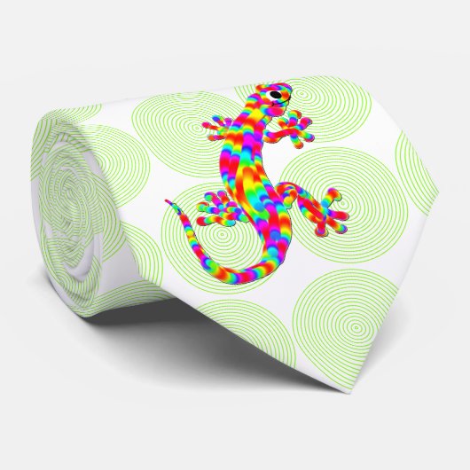 おもしろいのシドニーのサンショウウオの虹のタイ ネクタイ (ロール)