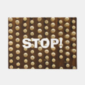 おもしろいのストップの玄関マット ドアマット (正面)