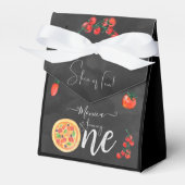 おもしろいのスライス、最初のピザ誕生日 フェイバーボックス (正面サイド)