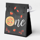 おもしろいのスライス、最初のピザ誕生日 フェイバーボックス (裏面サイド)