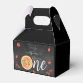 おもしろいのスライス、最初のピザ誕生日 フェイバーボックス (裏面サイド)