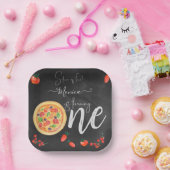 おもしろいのスライス、最初のピザ誕生日 ペーパープレート (パーティー)