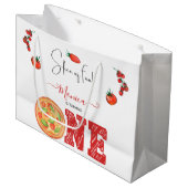 おもしろいのスライス、最初の誕生日 ラージペーパーバッグ (正面アングル)