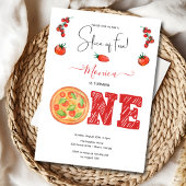 おもしろいのスライス、最初の誕生日 招待状