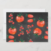 おもしろいのスライス、最初の誕生日 招待状 (裏面)