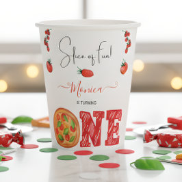 おもしろいのスライス、最初の誕生日 紙コップ