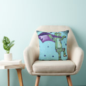 おもしろいのスーパーヒーローのロボット装飾用クッション クッション (椅子)