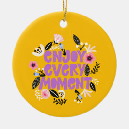 おもしろいのデザインが女性の日を明るくする セラミックオーナメント