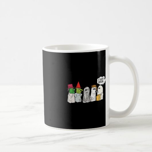 おもしろいのトリックまたはハロウィーンの幽霊の衣装得I A コーヒーマグカップ (右)