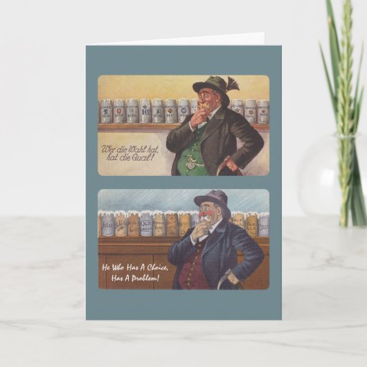 おもしろいのドイツの諺の挨拶状の友人の友情 カード (正面)