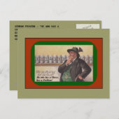 おもしろいのドイツの諺の郵便はがきの~彼にWHO CHOICE~があります ポストカード (正面/裏面)