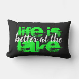 おもしろいのネオンは湖で良い | Lumbar Pill アウトドアクッション