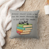 おもしろいのノベルティの読本のギークは恋に落ちます クッション (ブランケット)