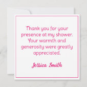 おもしろいのハイファーまたはブルジェンダーの表示 サンキューカード (裏面)