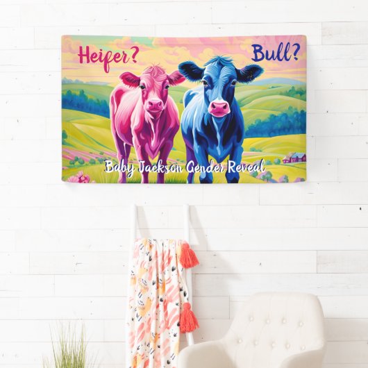 おもしろいのハイファーまたはブルジェンダーの表示 横断幕 (インサイチュ)