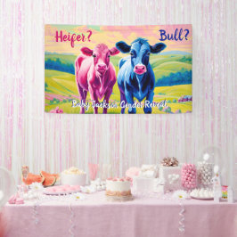 おもしろいのハイファーまたはブルジェンダーの表示 横断幕