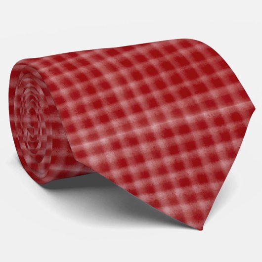 おもしろいのハッチングパターン赤と白 ネクタイ