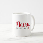 おもしろいのパーソナライズな雪だるまのコーヒー・マグ コーヒーマグカップ (正面右)