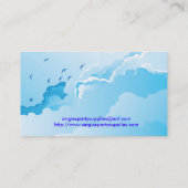 おもしろいのパーティーの供給 名刺 (裏面)