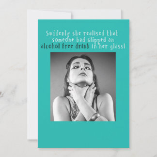 おもしろいのパーティーの女の子の誕生日カード