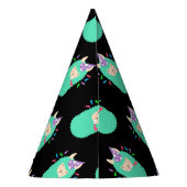 おもしろいのパーティーのEmojiのラマ パーティーハット (裏面)