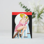 おもしろいのピン留め ポストカード (スタンド正面)