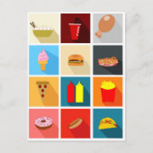おもしろいのファースト・フード ポストカード (正面)
