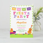 おもしろいのフェスタのパーティーの多彩な誕生日の招待 招待状 (スタンド正面)