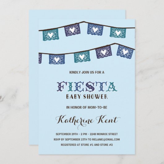 おもしろいのフェスタ|の警官のベビーシャワー 招待状 (正面/裏面)