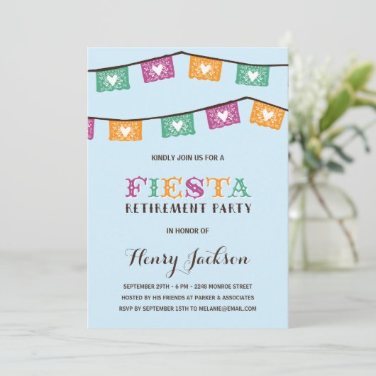 おもしろいのフェスタ|の退職パーティー 招待状 (スタンド正面)