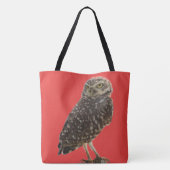 おもしろいのフクロウのトート トートバッグ (裏面)