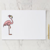おもしろいのフラミンゴの紙のパッド ペーパーパッド (インサイチュ)