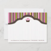 おもしろいのベーカリー|のカップケーキNotecards ノートカード (正面)