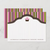 おもしろいのベーカリー|のカップケーキNotecards ノートカード (正面/裏面)