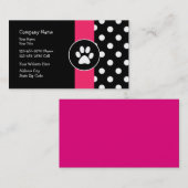 おもしろいのペットの世話の名刺 名刺 (正面/裏面)