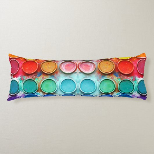 おもしろいのペンキの絵の具箱 ボディピロー (正面)