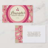 おもしろいのペーストリー作りの職人の名刺 名刺 (正面/裏面)