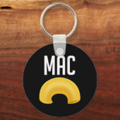 おもしろいのマカロニとチーズハロウィーンの衣装 キーホルダー (正面)